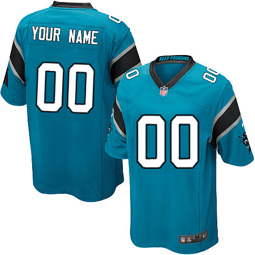 Youth Elite Nike Jersey Blue Alternate - Customized NFL Carolina Panthers